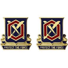476th Chemical Battalion Unit Crest (Protect the Force)